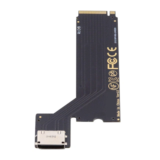 Câble PCI-E4.0 M.2 Vers Oculink - 15cm Pour SSD NVMe EGPU