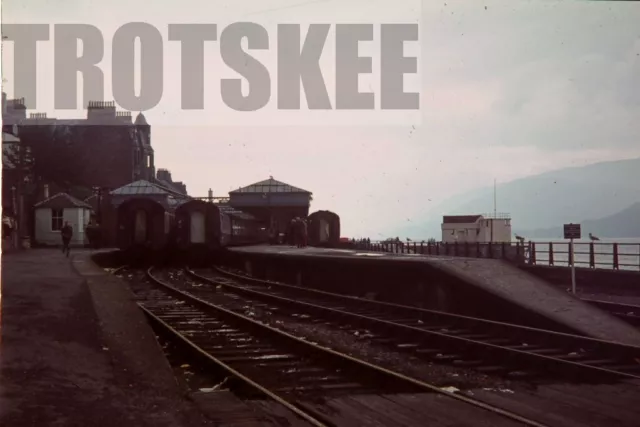 35mm Slide BR British Railways Scene View Fort William Station 1973 Original