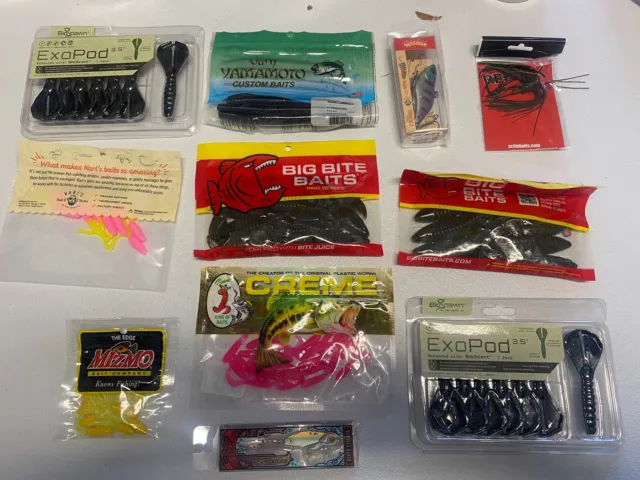 CATCH CO MYSTERY Tackle Box Elite Bass Fishing Kit What's Inside Green Box  $32.00 - PicClick