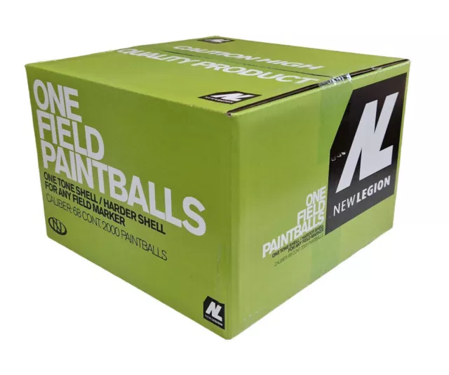 New Legion One Paintballs 1 Kiste 2000 Stk. Cal. 68