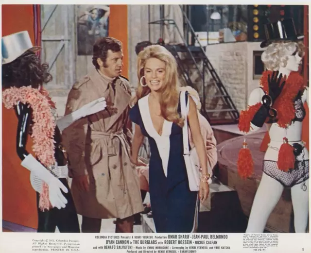 Jean-Paul Belmondo Dyan Cannon Le Casse 1971 Vintage Lobby Card #5