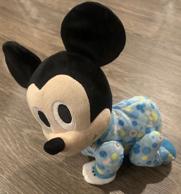 DISNEY BABY CRAWLING Pals musical Talking Mickey Mouse infant toy Just
