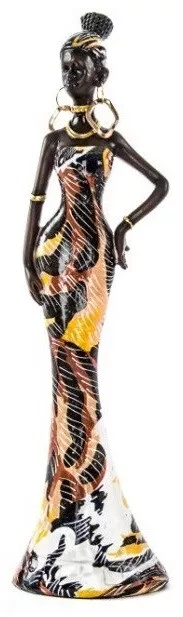 Statuette statue figurine Africaine Femme - 24 cm - Afrique tribal