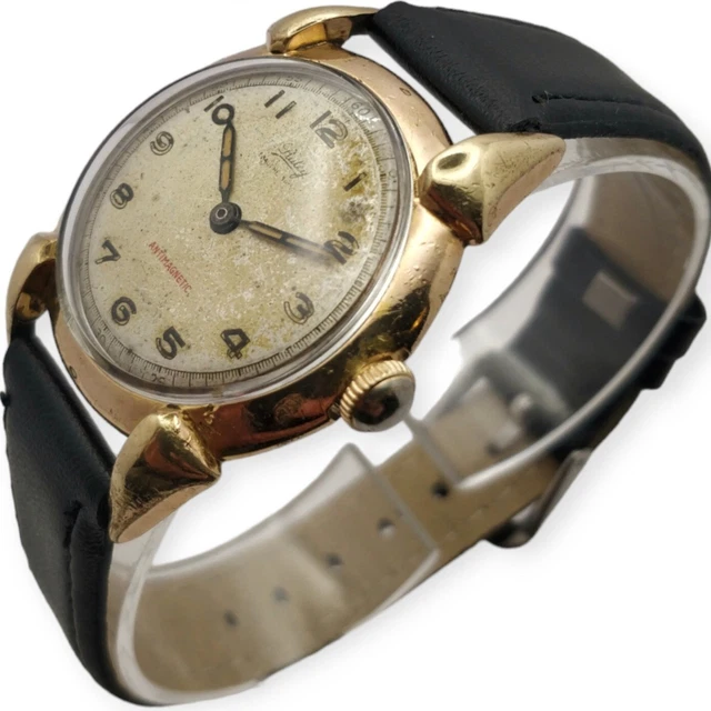 Montre Bracelet Mécanique Manuelle Vintage Années 1950 - Calibre 33mm - Marque Noname - Occasion