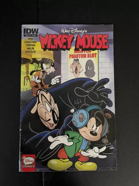 Mickey Mouse #2 Comic Book First Print IDW Comic Walt Disney VF/NM