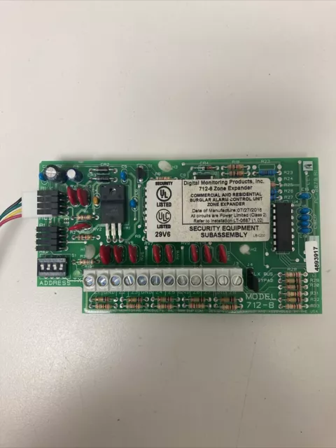 DMP 712-8 Zone Expander, 8 Point, 3 Hole