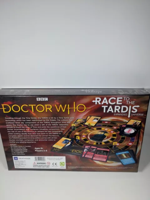 DOCTOR WHO : Race To The Tardis - Expanded Universe Board Game - New & Sealed 2