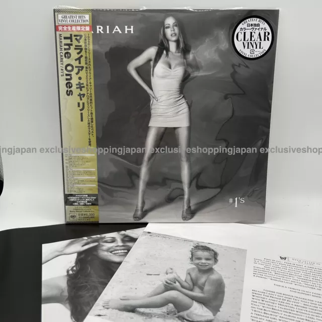 Mariah Carey The Ones Clear Vinyl JAPAN PRESS 2 LP Record Analog with OBI 2023