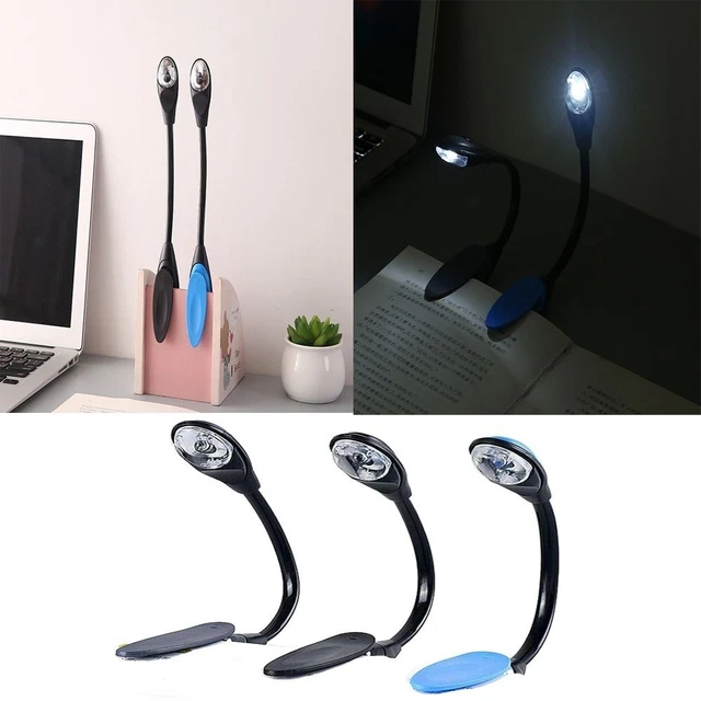 Travel Flexible LED Lamp Clip On Lamp Book Light Night Lights Reading Light