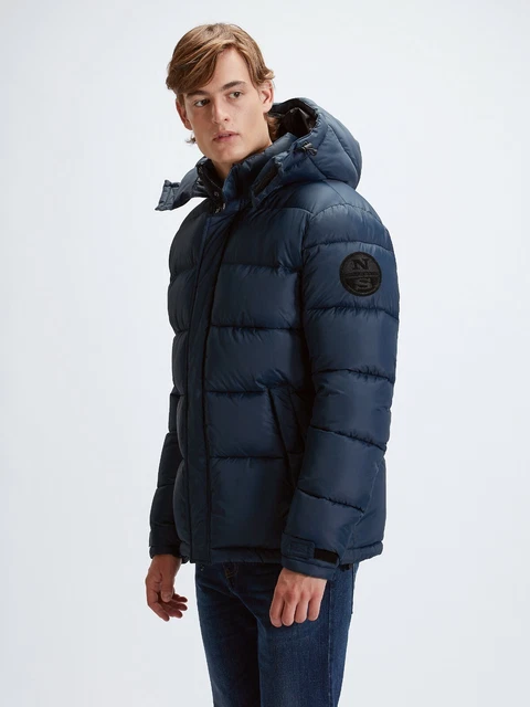 Giacca uomo North Sails invernale bomber cappuccio giubbino giubbotto ragazzo 2