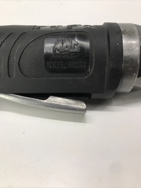 MAC Tools AR251 1/4" Drive Flathead Pneumatic Air Ratchet (2833-1) Tested Good! 6