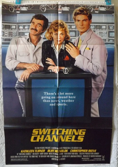 SWITCHING CHANNELS BURT Reynolds Original American One Sheet Cinema ...