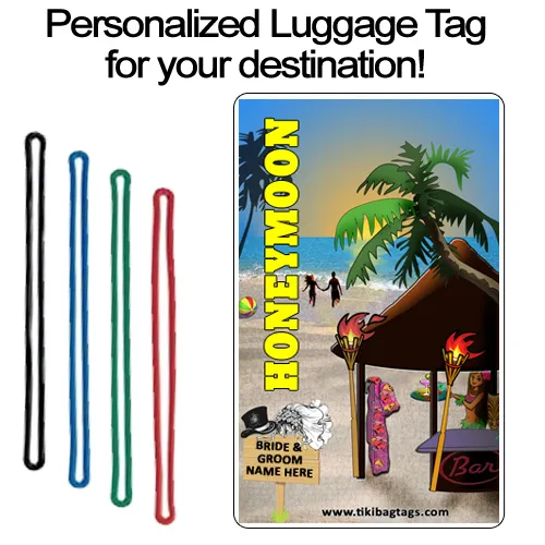 Personalized Travel Tag - Honeymoon