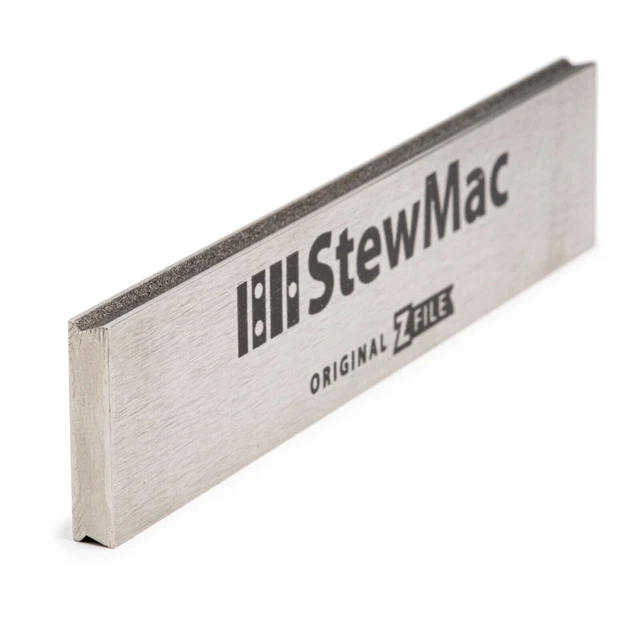 StewMac Compact Z-File Guitar Fret Crowning Files, 300-Grit, Original (6421)