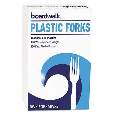 Boardwalk FORK,STYRENE,10BXOF100,WH BWK FORKMWPS BOARDWALK Boardwalk BWK