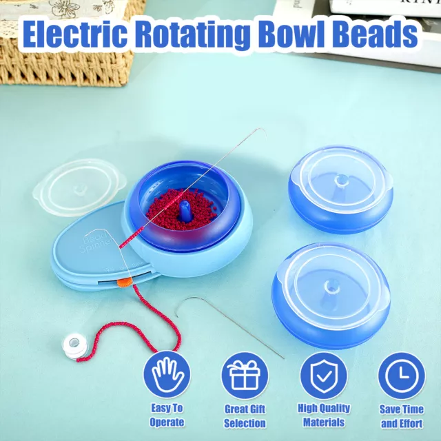 Clay Bead Spinner, Electric Adjustable Speed Beading Kit, for DIY