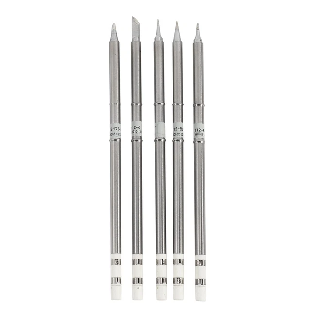 5 pezzi punte saldatrici serie T12 per stazione di saldatura FX951 950D Z4P3