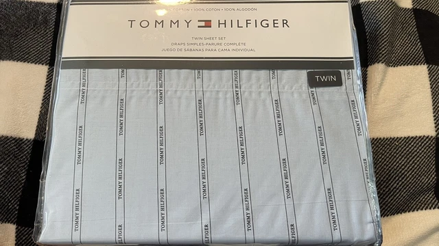 tommy hilfiger twin sheets set 4 pcs