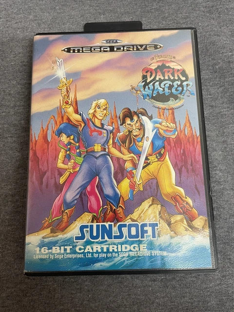 The pirates of dark water sega mega drive game sega md game pal rare boxed