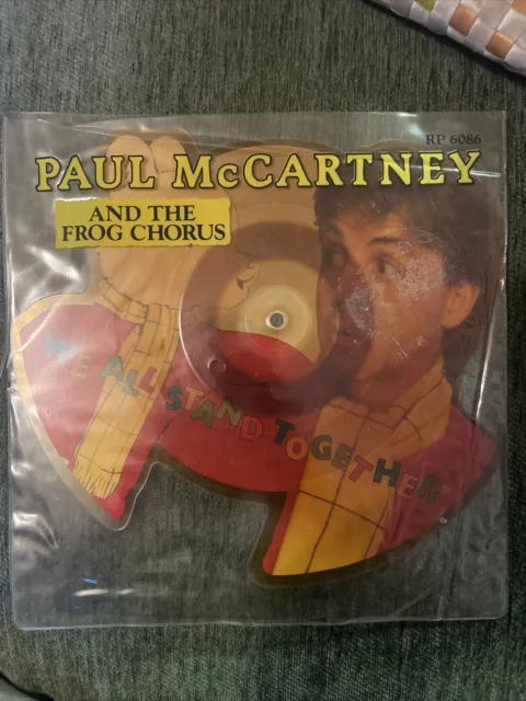 PAUL MCCARTNEY AND THE FROG CHORUS - We All Stand Together  1984 UK Picture Disc