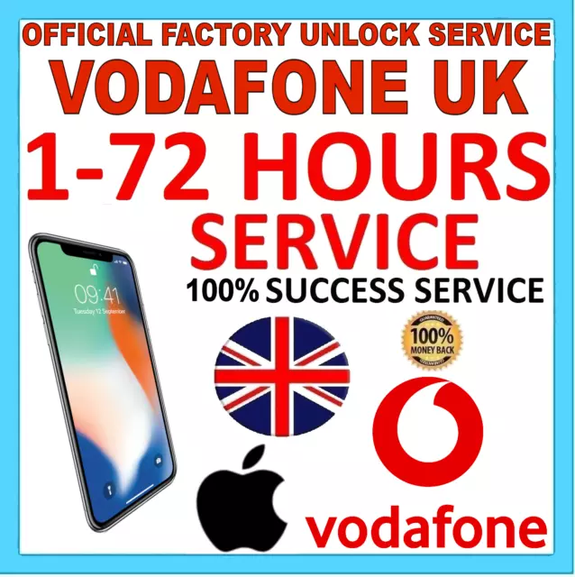 UNLOCK FOR iPhone 12 Pro Max 12 Pro 12 mini 12 11 Pro Max Vodafone UK ONLY IMEI