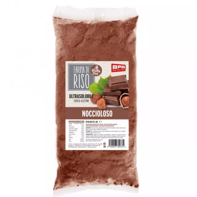 BPR NUTRITION FARINA DI RISO aromatizzata ULTRASOLUBILE - 1 kg