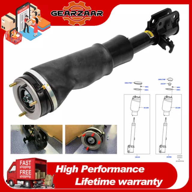 Front Right Air Suspension Strut Shock Absorber For Range Rover Vogue L322 02-12