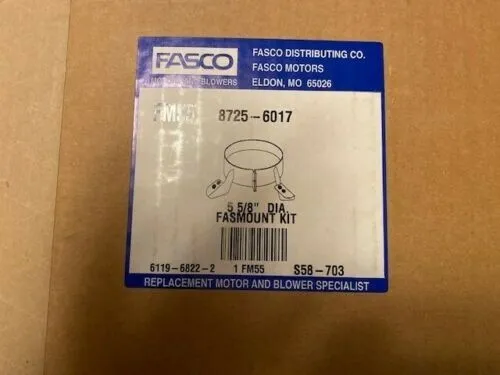 Fasco FM55 5-5/8'' DIA. Fasmount Kit 3 Leg Motor Belly Band Bracket