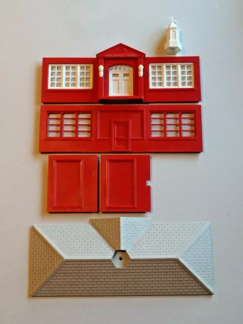 Bachmann Plasticville School House Kit SC-4 with Original Box HO Train Diorama