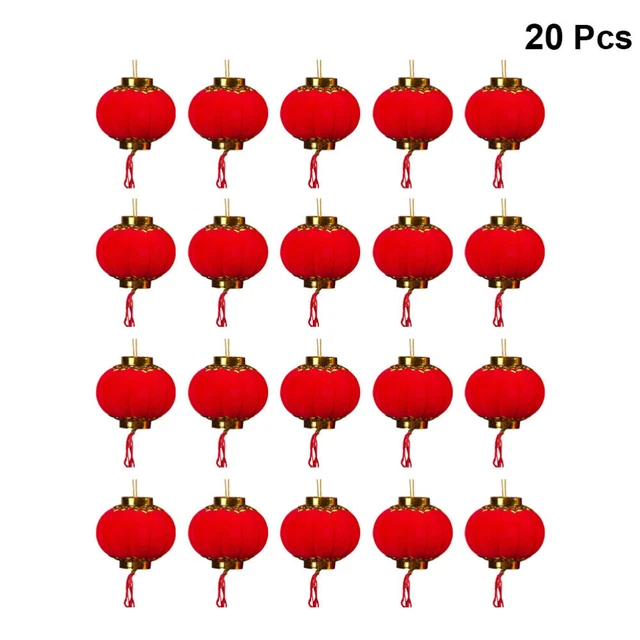 Lot De 24 Enveloppes Rouges Chinoises, Nouvel An Chinois Du Lapin Hong