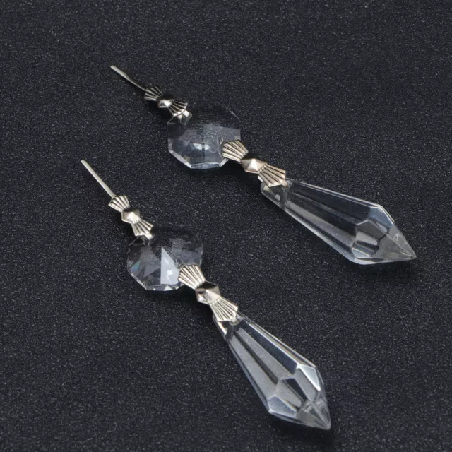 Lámpara de araña conos de hielo perla de octógano decoración de lámpara