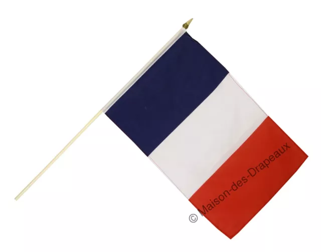 Drapeau sur hampe France français 30x45cm