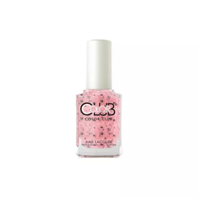 COLOR CLUB Nail Lacquer My Girl 1024 15mL | Glitter Pink Bubblegum Rose