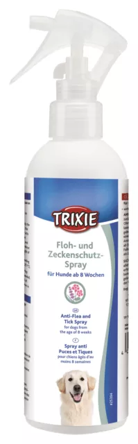 Trixie Floh- und Zeckenschutz-Spray 250 ml für Hunde ab 8 Wochen Hygiene