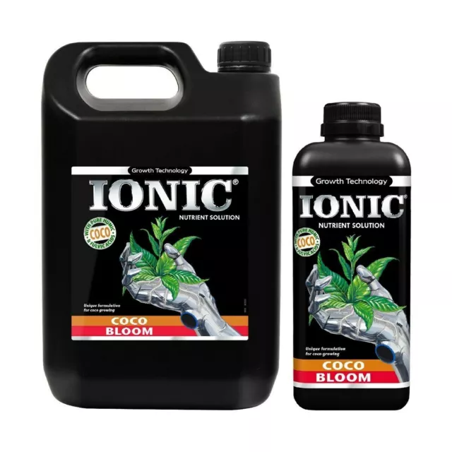 IONIC Coco Bloom Nutrients Growth Enhancers Additives Growth Technology 1L 5L