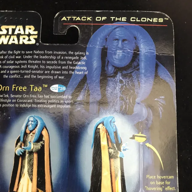 Star Wars ORN FREE TAA Attack of the Clones Figure Toy 2002 New VGC 8