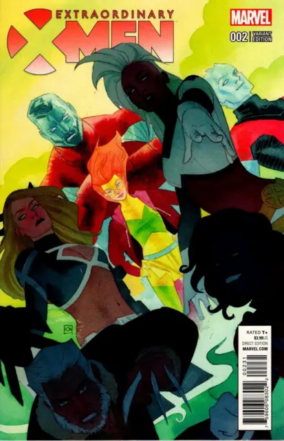 Extraordinary X-Men #2 1:25 Variant Retailer Incentive Cover By Kevin Wada