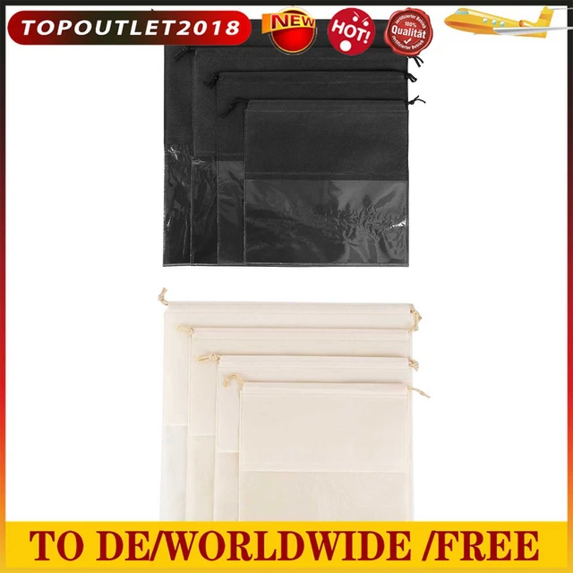 Dust Cover Storage Bags for Handbags Drawstring Pouch for Purse Non-Woven Fabric