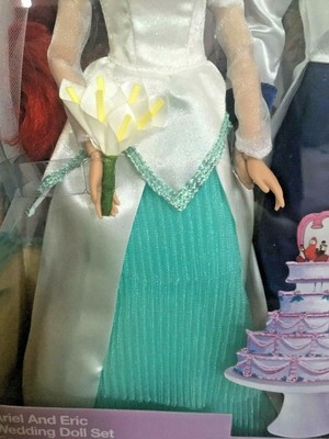 Disney Ariel And Eric Wedding Doll Set, The Little Mermaid, Brand New In Box New 3