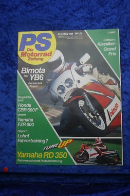 Bimota MOTOCICLISMO DICEMBRE 1987 BIMOTA YB6 1000 SUZUKI GSX 600F 