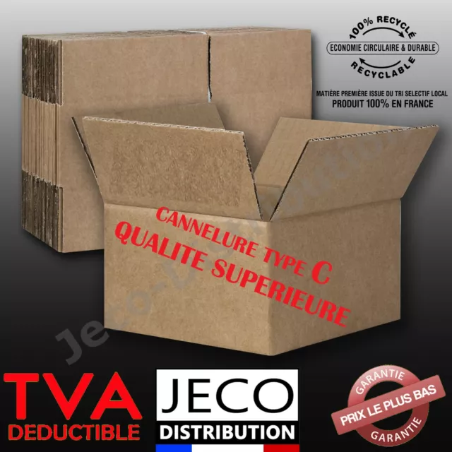 Cartons Emballage Expédition 350x230x250 Caisse américaine simple cannelure