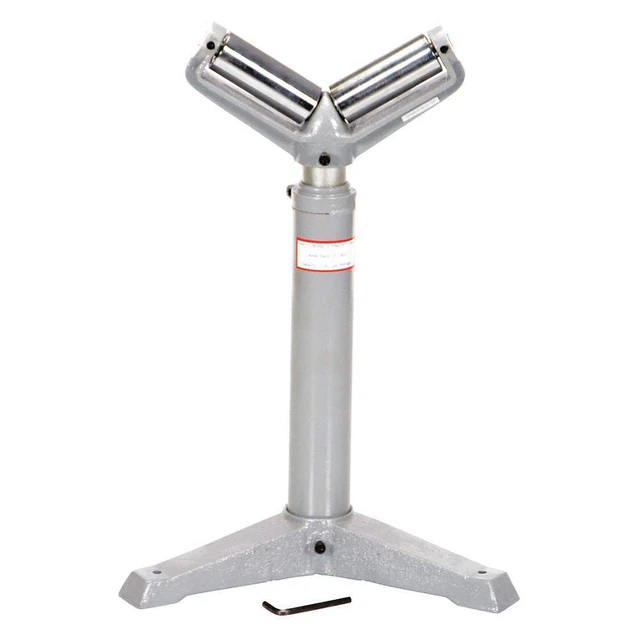 GRAINGER APPROVED STAND-V V-Roller,23" to 38.5" H,1760 lb. Cap.