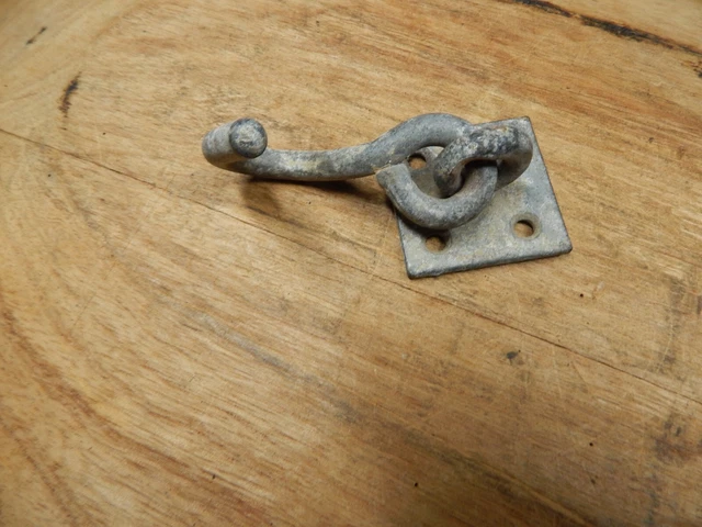 3 Old Plant Ceiling Mount Hooks Porch Hangers Galvanized 2 Stationary 1 Swivel 3