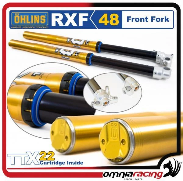 Ohlins 48RXF Front Fork Kit D 48 with TTX22 Cartridges Suzuki RM-Z 450 2015 15>