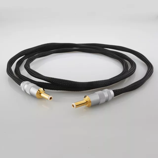 Audiophil Versilbert OCC DC Power Cable Kabel Keces Linear Netzkabel 2.1mm/2.5mm