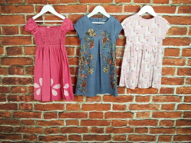 Girl Bundle Age 4-5 Years Bluezoo Next T-Shirt Sundress Set Summer Unicorn 110Cm