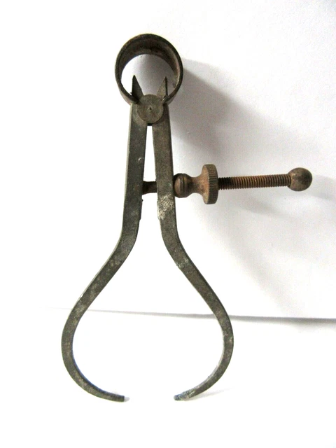 Bow Wing Calipers Hand Forged Made in USA- Rustic Primitive Antique - CB39