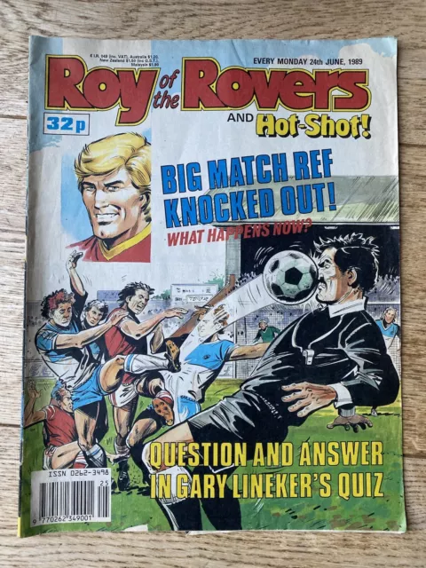 Roy of the Rovers comic 24th June 1989