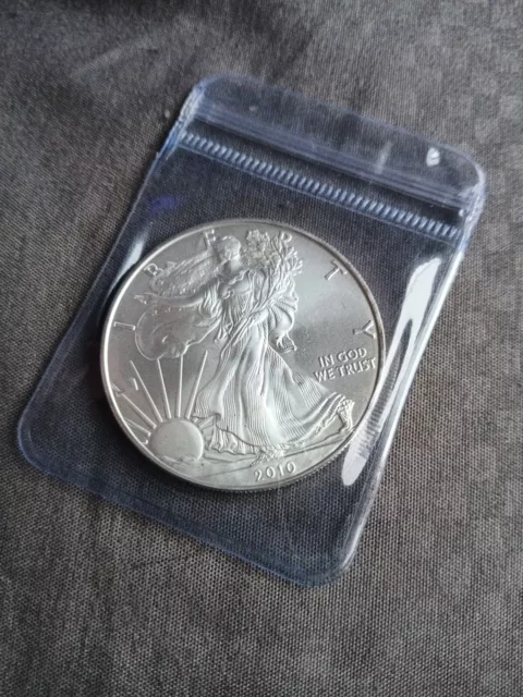 1 Oz 2010 Silver Liberty Coin Excellent Condition