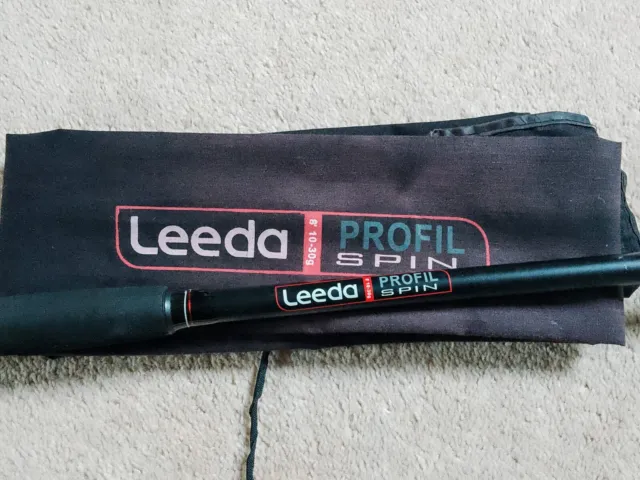 Leeda Profil Spin 8' Spinning Fishing Rod 10-30g Pike Zander Salmon Superb!